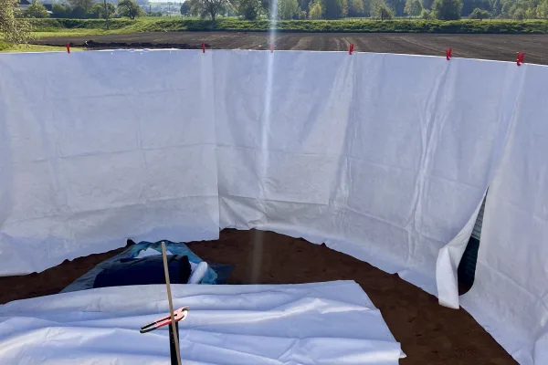 Typ zbiornika STANDARD, pojemność: 162 m3. Przeznaczenie: woda deszczowa, gruntowa