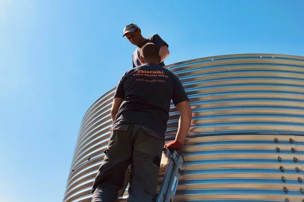 Typ zbiornika STANDARD, pojemność: 75 m3, woj. opolskie. Przeznaczenie: woda deszczowa, gruntowa